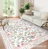 Alfombra grande de terciopelo de cristal para sala de estar, alfombra de noche para dormitorio, alfombra para mesa de centro de sofá, antideslizante, resistente a la suciedad, fácil de cuidar, dropshipping transfronterizo