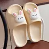 Chinelos de sola grossa para mulheres, flores de sapato DIY de verão, resistentes ao desgaste, banheiro, casa, casal, antiderrapantes, para interior, cartoon, modernos, sandálias
