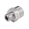 Acero inoxidable 304 reductor alambre interior exterior cabeza grande pequeña alambre exterior diente exterior pasante reductor hexagonal exterior adaptador de alambre exterior 3 puntos