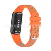 Para fitbit luxe Fivela Pulseira de Silicone Duas Cores luxe Pulseira de Reposição Nike Strap fitbit