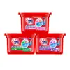 Bolas de Lavar Omo Remove Manchas, Limpeza Profunda e Fragrância, Detergente de Lavar Três Cores Eucalipto e Lavanda Frescos