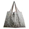 Bolsa de Compras Plegable Verde Japonesa y Coreana Ligera Impermeable Gran Capacidad Bolsa de Almacenamiento para Supermercado Bolsa de Compras Portátil Bolsa Tote Engrosada