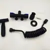 Válvula de Ángulo de Doble Uso y Doble Control de Acero Inoxidable 304 Una Entrada Dos Salidas con Unión de 1/2 Pulgada Compañero de Inodoro de Doble Uso de Tres Vías de Doble Uso