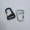 Suministro de fábrica accesorios gancho de alambre hebilla de resorte material metálico de aluminio de aviación hebilla de 6 puntos 9 palabras