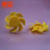 587Y2A Amarelo 58 Sete Lâminas Ventilador Hélice Lâmina de Hélice Hélice Lâmina de Vento Ventilador Turbinado Lâmina de Hélice Ventilador Brinquedo Hélice de Tração