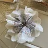 Goma de Pelo Grande de Encaje Estilo Mori Coreano 2026 Nueva Linda y Suave para Cola de Caballo Baja Moño Accesorio para el Cabello
