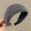 Elegante diadema de ala ancha para mujer, nuevo modelo 2026, diseño de copa alta, adecuada para lavarse la cara, uso diario, accesorio de pelo versátil