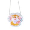 [Qian Li] Año del Tigre Bolso Cruzado Antiguo Bolso Hanfu Bolsillo con Bordado de Tigre Meng Forma de Bolsillo Accesorios Hanfu Venta al por Mayor