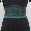 Leve luxo estilo coreano simples all-match feminino decorativo cintura larga selo com vestido casaco viajante local de trabalho cinto de pano elástico