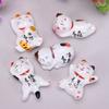 Creativo Soporte Japonés de Cerámica para Palillos 12819 Soporte para Palillos Gato de la Suerte Soporte para Bolígrafo Gatito Soporte para Palillos Artesanía de Cerámica