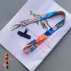 Cordón para Teléfono Correa para el Cuello Correa Larga Ancha Estilo Chino Patrón Étnico Duradero Cordón Universal para Teléfono