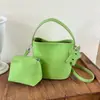 Bolso bandolera minimalista de colores dopamina, súper popular para el uso diario, elegante bolso de hombro tipo cubo casual