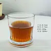 Copo de Uísque Gravado Retrô, Copo de Cristal Espesso de Alta Qualidade, Copo de Degustação de Cerveja e Destilados de Luxo Leve para Uso Doméstico