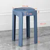 Taburete de Plástico Hogareño Resistente Duradero Apilable Restaurante Asiento Extra Súper Grueso Taburete Molino de Viento Moderno Minimalista Aula