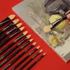 Lápis de giz de água Langhao Yanghao caneta de pintura a giz de água de nylon caneta de cor aquarela acrílico exame conjunto único