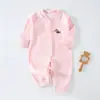 Mamelucos para Bebé, Algodón Puro Primavera y Otoño, Estilos de Cuatro Estaciones, Ropa para Bebé Recién Nacido, Ropa Interior, Ropa Base para Bebé de Primavera