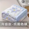 Grau A para Mães e Bebês Colcha de Algodão Lavável de Verão Colcha de Ar Condicionado de Verão Colcha Fina de Solteiro para Dormitório Lavável à Máquina