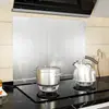 Adesivos de cozinha à prova de óleo de aço inoxidável, adesivos de parede à prova de óleo resistentes a altas temperaturas, defletor de óleo para coifa de cozinha, defletor isolante à prova de respingos