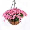 Plantas Colgantes Artificiales Colgantes de Pared Lirio Cesta Pequeña de Flores Flores Falsas Margarita Pequeña Flor de Gloria de la Mañana Rama Decoración del Hogar
