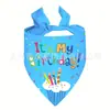 Bufanda Triángulo Navideña para Mascotas Transfronteriza Cuadros Perro y Gato Babero Bufanda Estampada con Diseños Personalizables