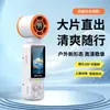 Ventilador de Vlog Portátil de Alta Definição Gimbal Câmera Lente Rotativa 180 graus Câmera Esportiva Portátil para Ciclismo ao Ar Livre