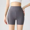Shorts de Yoga Sem Costura de Cintura Alta para Mulheres, Versão Premium Atualizada, Que Não Enrola, Que Não Aperta, Antiderrapante Shark Pants, Barbie Pants
