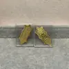 Pegatina de Teléfono de Oro Puro 999 Oro 2mg Princesa Por Favor Hazte Rico Rápido Lámina de Oro Atrae Dinero Pequeño Regalo Promocional Venta al por Mayor desde el Fabricante