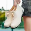 Botas de lluvia de goma de boca poco profunda para primavera y otoño para mujer, de corte bajo, caña corta, resistentes a la suciedad, impermeables, antideslizantes, zapatos de agua para exteriores, botas de lluvia, venta al por mayor para verano