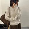 Diseño de Lentejuelas Moda Pesada Color Sólido Cuello Redondo Suéter de Punto Manga Larga Top Estilo Europeo Otoño Invierno Nuevo