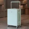 Maleta de Carrito Ancha para Estudiantes, Gran Capacidad, Maleta Interior Cerrada de Doble Capa, Caja de Contraseña a Prueba de Explosiones para Mujeres, Maleta para Hombres