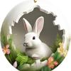Decoração de Páscoa de coelho nova transfronteiriça pingente decoração de família pingente de chaveiro de mochila pingente de coelho