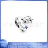 Pulsera Pandora 925 con cuentas de cobre blanco bañadas en plata, con diseño de árbol de la vida y león en mm.
