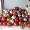 Globos de Boda con Palabras Felices, Globos Rojo Granada de 10 pulgadas para Pedida de Mano, Declaración, Decoración, Fiesta de Cumpleaños, Arreglo de Boda, Romántico