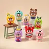 Acessórios de Resina DIY Estilo Xangai Xiaoxin Chaveiro de Estatueta Brinquedo da Moda Atacado Figuras de Desenho Animado Criativas Fofas