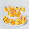 Não. 8 Acessórios de Plástico de Pato Material DIY Chapéu Balanço Cadeira de Balanço Boia Skate Decoração de Brinquedo