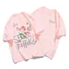 Camiseta de Manga Corta de Algodón Puro Talla Grande para Hombres y Mujeres, Estilo Retro Americano Holgado, Conjunto de Pareja, Top Chic Estilo Hong Kong, Moderno