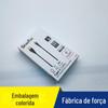 Caixa de Embalagem para Cabo de Dados de Celular Personalização Samsung Apple Xiaomi Conjunto de Embalagens Personalização em Pequenas Quantidades Dobrável Caixa de Cartão Branco