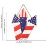 Novo Dia da Independência Americana pendente decoração placa da porta decoração amor bandeira de madeira pendurado decoração cena layout