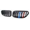 Adecuado para BMW Serie 6 E63 03-10 años modificado de tres colores de doble línea barras paralelas rejilla frontal de malla central venta al por mayor de fábrica