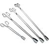 Pinza para Recoger Basura, Pinzas para Recoger Carbón, Pinza Recolectora de Acero Inoxidable, Pinzas Sanitarias para Trabajador de Saneamiento, Extendido para el Hogar