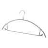 Percha de Plástico Recubierto Semicircular de Doble Uso, Percha para Ropa que no Deja Marca, Protector de Hombro Antideslizante, Percha de Plástico Recubierto