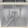 Adesivos à prova de óleo e umidade para armários, papel alumínio para embaixo da pia da cozinha, papel de forro especial espessado para renovação de armários, à prova d'água e à prova de mofo