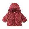 Jaqueta de Penas de Inverno para Bebê 2025 Nova Jaqueta de Penas de Pato Branca Quente com Forro de Fleece para Meninas e Crianças Pequenas Saírem