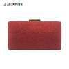 Suministro de Fábrica Moda Brillante Dorado Mate Bolso de Noche Bolso de Mano Mujeres Banquete Bolso Pequeño de Mano Bolso Cuadrado Pequeño de Hombro