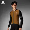 Rock Brothers Ropa de Ciclismo de Felpa Caliente para Hombre Manga Larga Carretera Montaña Deportes al Aire Libre Ropa de Ciclismo Invierno