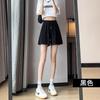 Shorts Slim de Figura Pequena Feminino Verão Novo Cintura Alta A- Mostrado Perna Larga Casual Solto Branco Seda Gelo Calças Esportivas