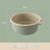 Cesta de drenaje multifuncional de doble capa, gran capacidad, plástico, cesta para lavar en la cocina, cesta de prueba, verduras, arroz azul, escurridor, venta al por mayor