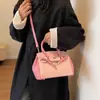 Bolso de Mano de Gran Capacidad de Moda Estilo Coreano para Mujer, Bolso Pequeño Nuevo Sencillo y Texturizado, Bolso Bandolera de Hombro Único con Diseño de Nicho