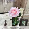 Flor Artificial Individual de Rosa en Relieve Arreglo de Boda Camino de Flores Arreglo Floral Arco de Bienvenida de Hotel Decoración Flor Artificial Artificial