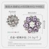Suministro directo de fábrica accesorios de cristal metal hebilla de zapato extraíble decorativa tacones altos sandalias hebilla decorativa de diamantes de imitación de vidrio
